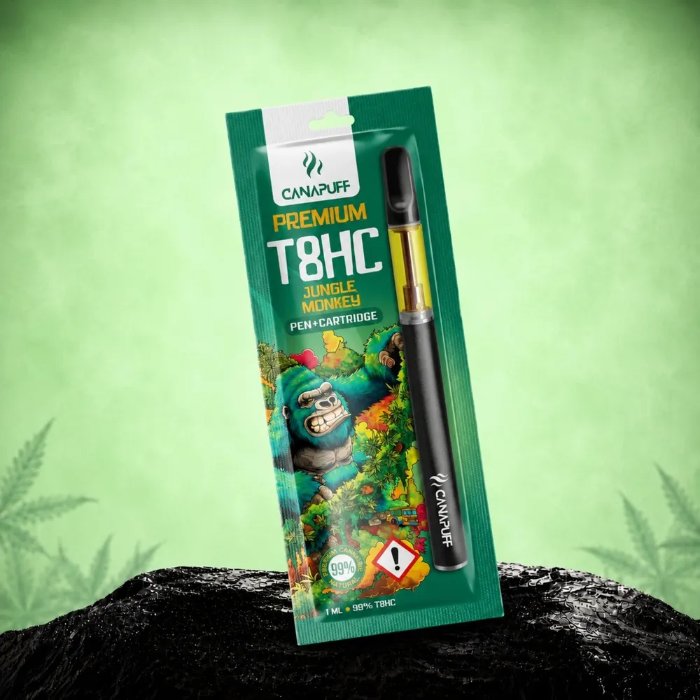 T8HC pen + cartridge Jungle Monkey 99%