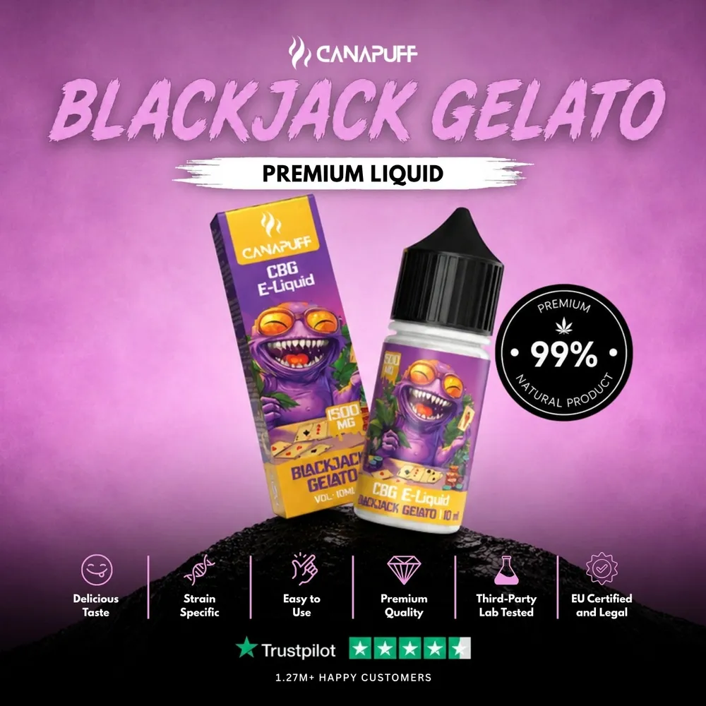 CBG liquid Blackjack Gelato 1500 mg