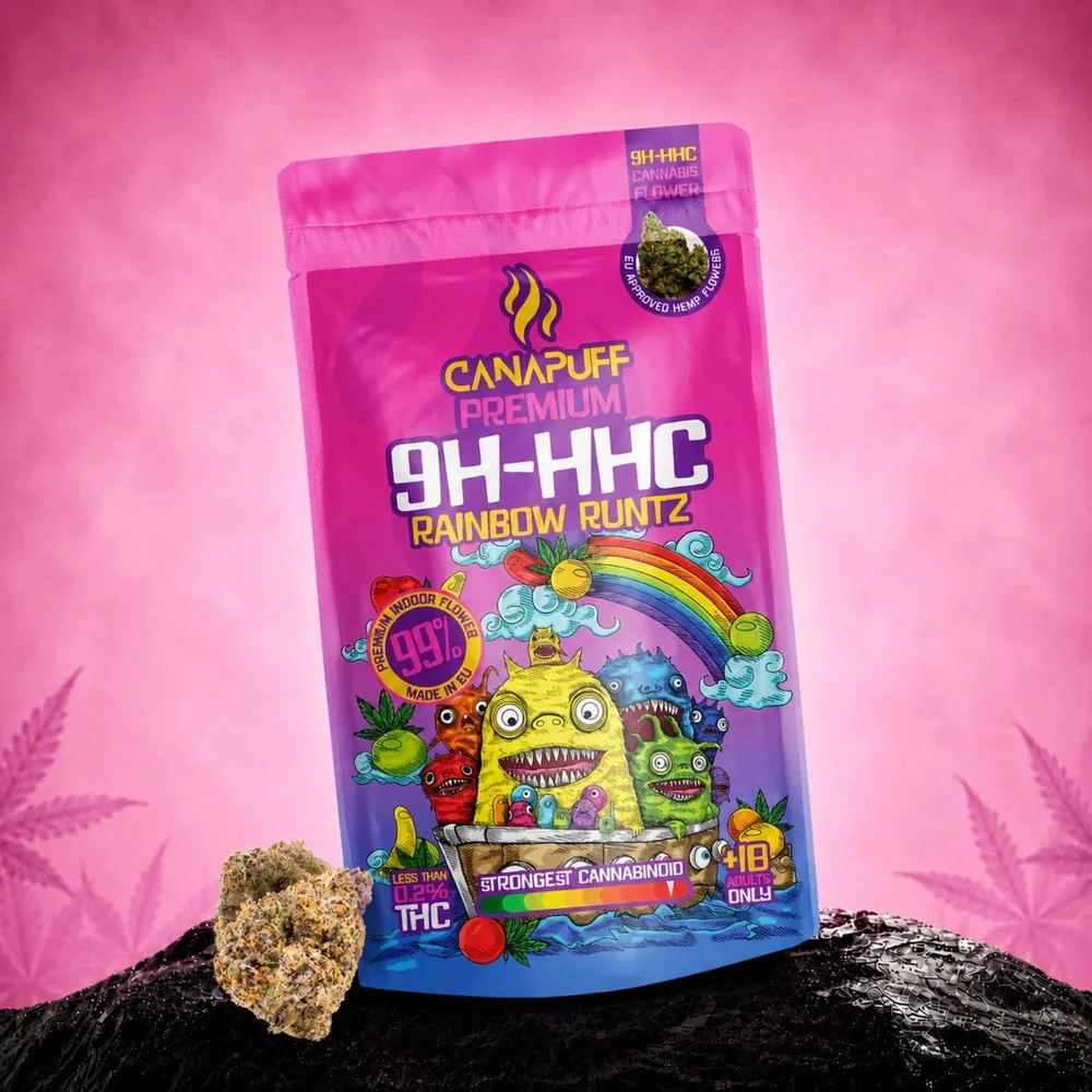 9H-HHC květy Rainbow Runtz 99%