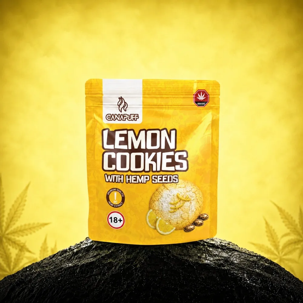 Lemon Cookies s konopnými semínky
