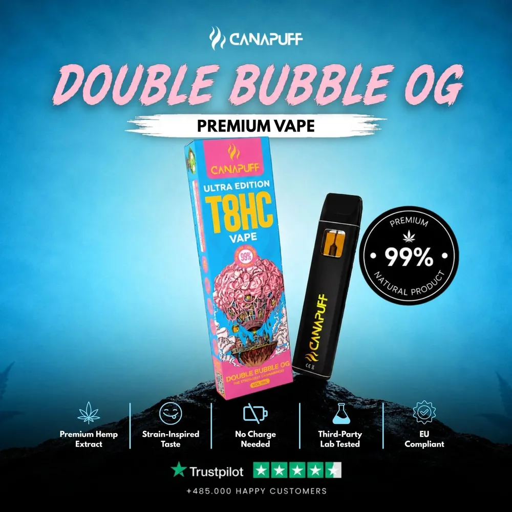 T8HC vape Double Bubble Ultra Edition 99% 1 ml