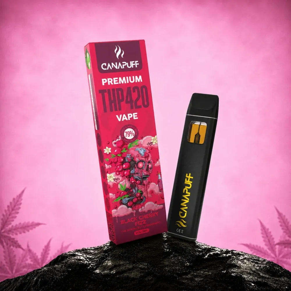 THP420 vape Black Cherry Fizz 79% 1 ml