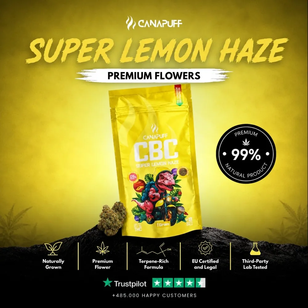 CBC květy Super Lemon Haze 69%