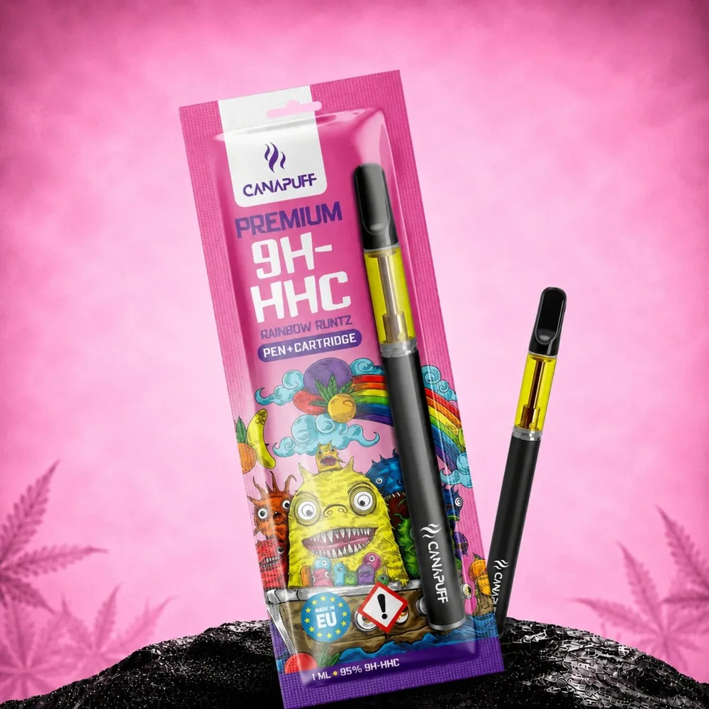 9H-HHC pen + cartridge Rainbow Runtz 95%