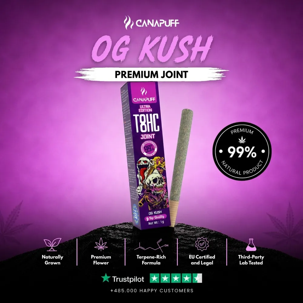 T8HC joint OG Kush Ultra Edition 99% 1 g