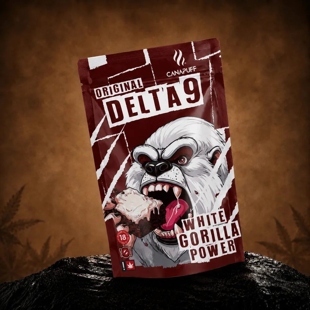 Happy White Gorilla Power