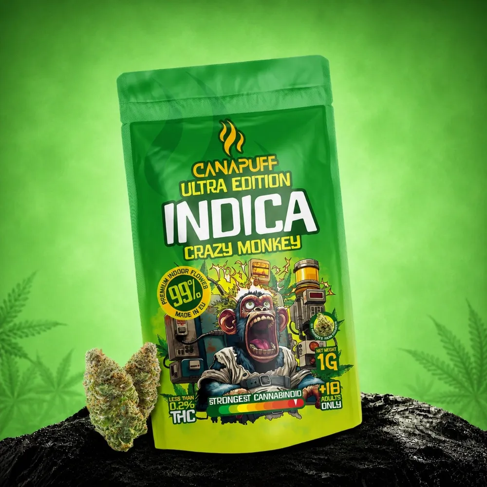 Indica květy Crazy Monkey Ultra Edition 99%