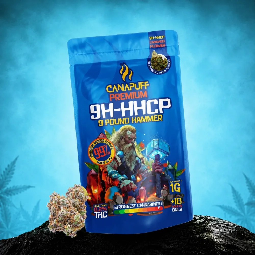 9H-HHCP květy 9 Pound Hammer 99%