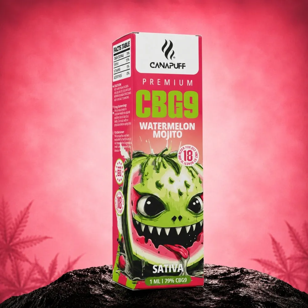 CBG9 vape Watermelon Mojito 79% 1 ml