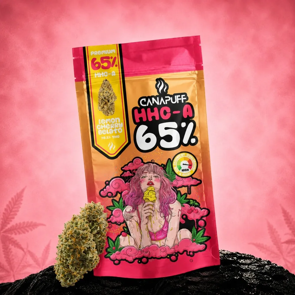 HHC-A květy Lemon Cherry Gelato 65%
