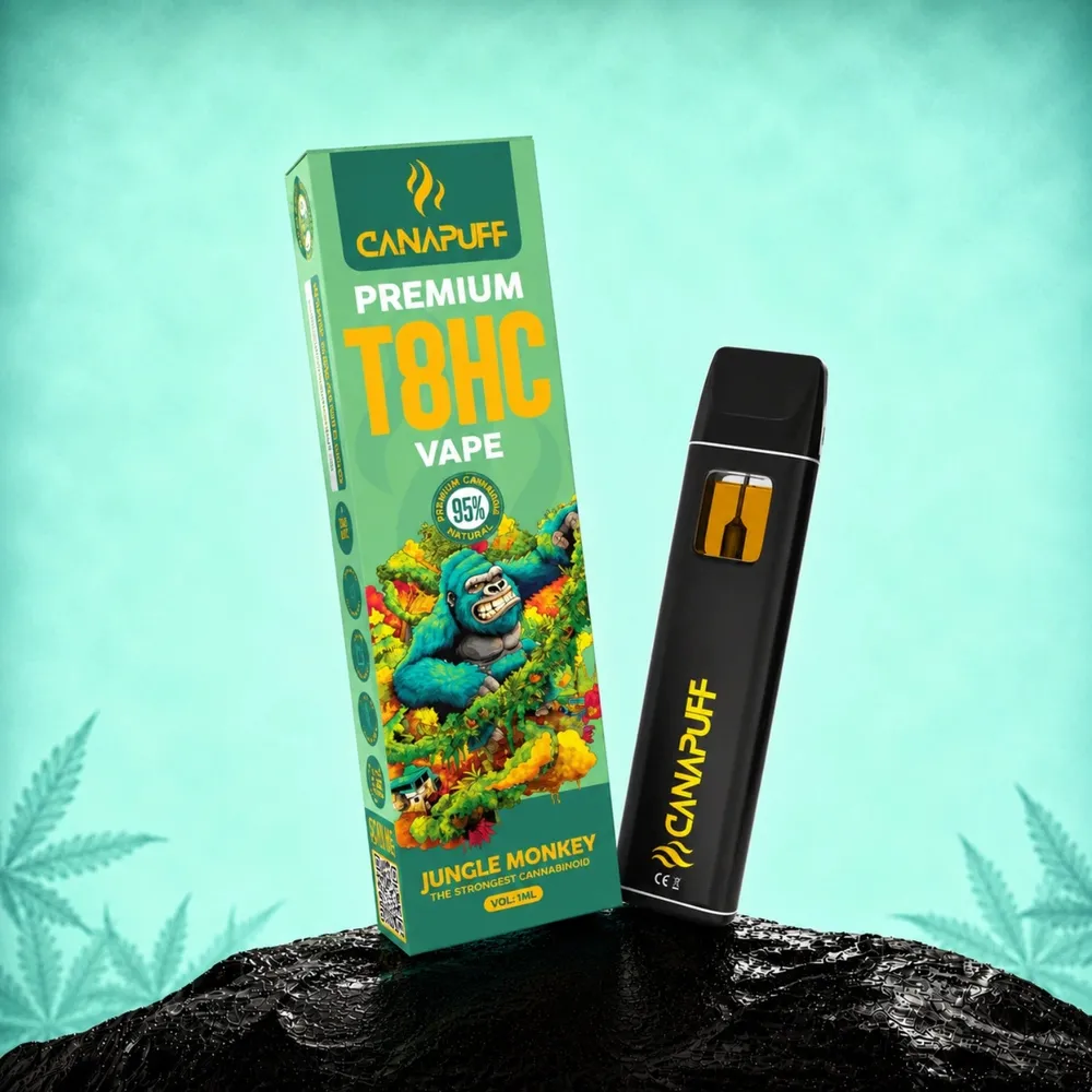 T8HC vape Jungle Monkey 95% 1 ml