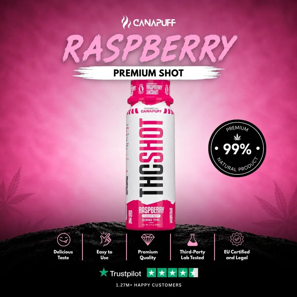 Happy Shot Raspberry 60ml