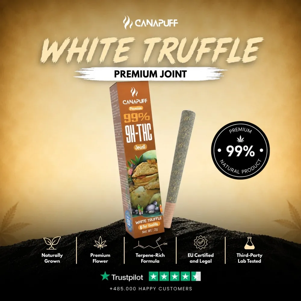 9H-THC joint White Truffle 99%