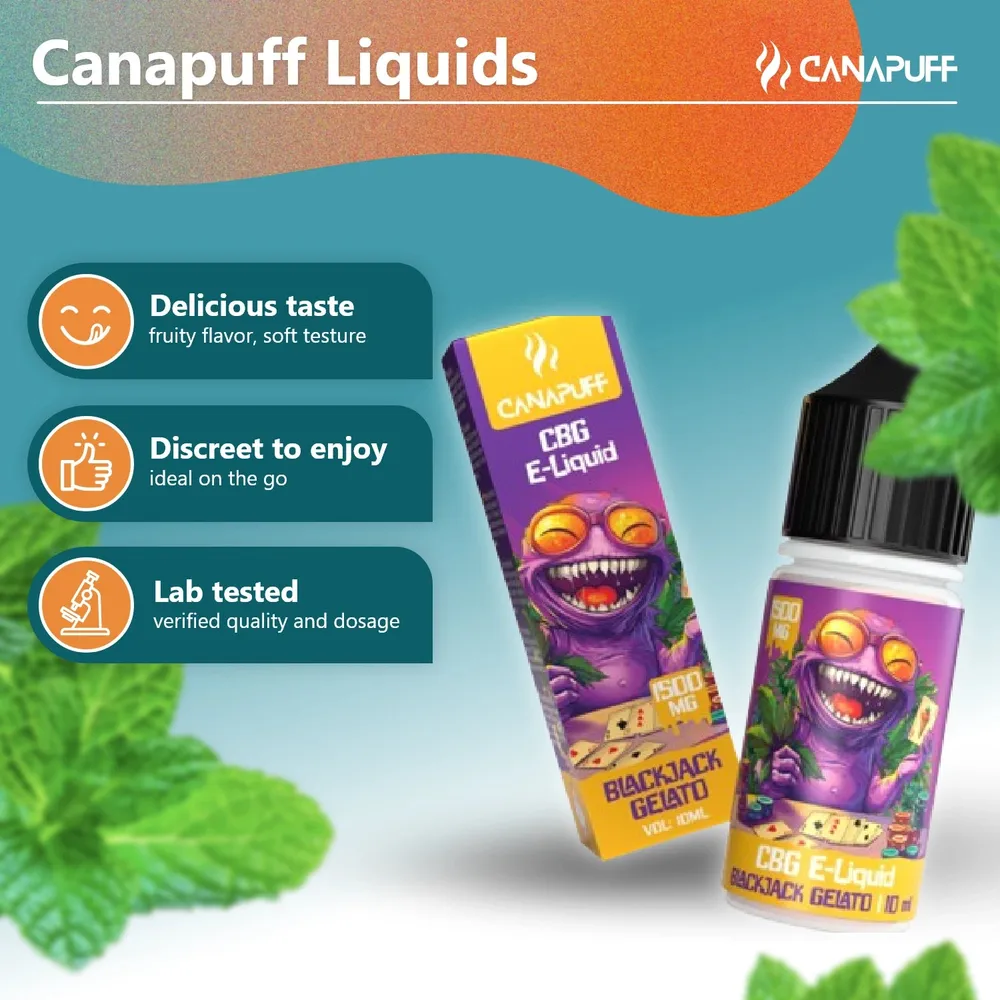 CBG liquid Blackjack Gelato 1500 mg