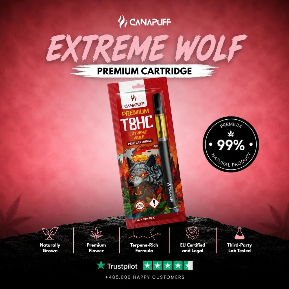 T8HC pen + cartridge Extreme Wolf 99%