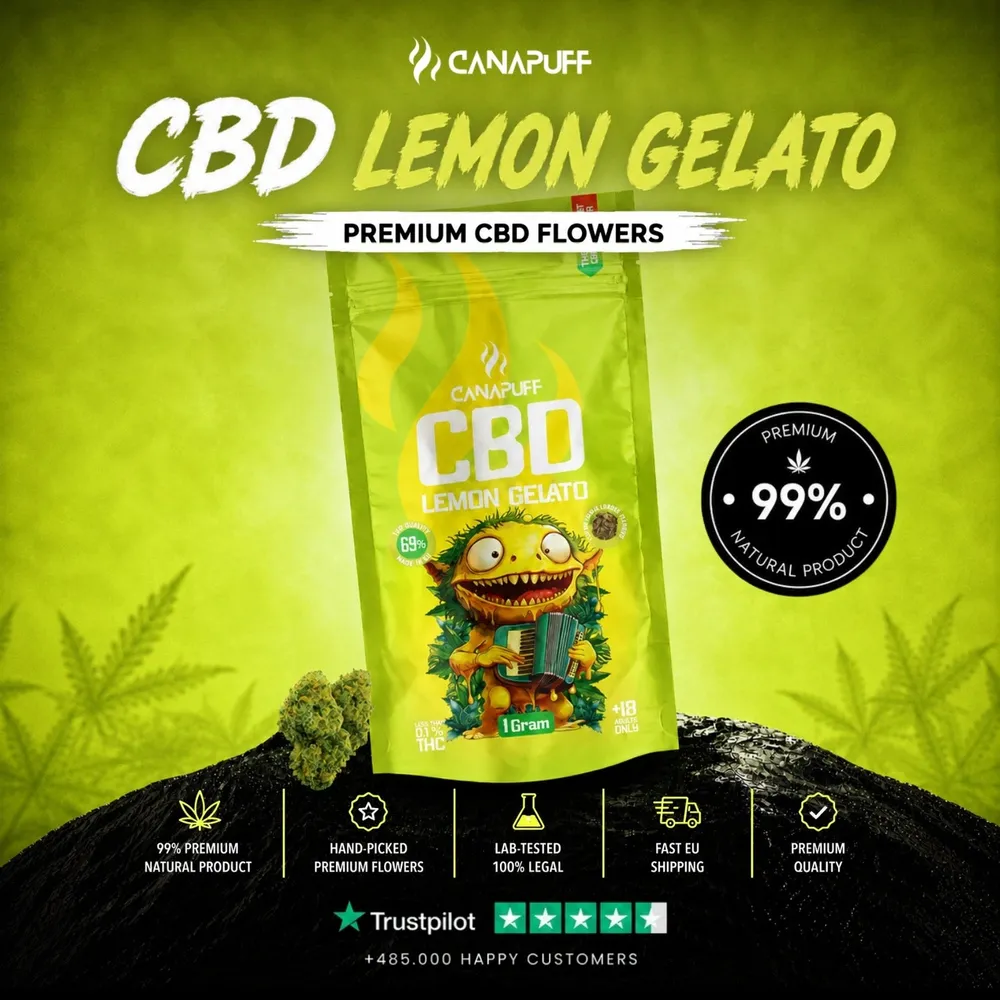 CBD květy Lemon Gelato 69%