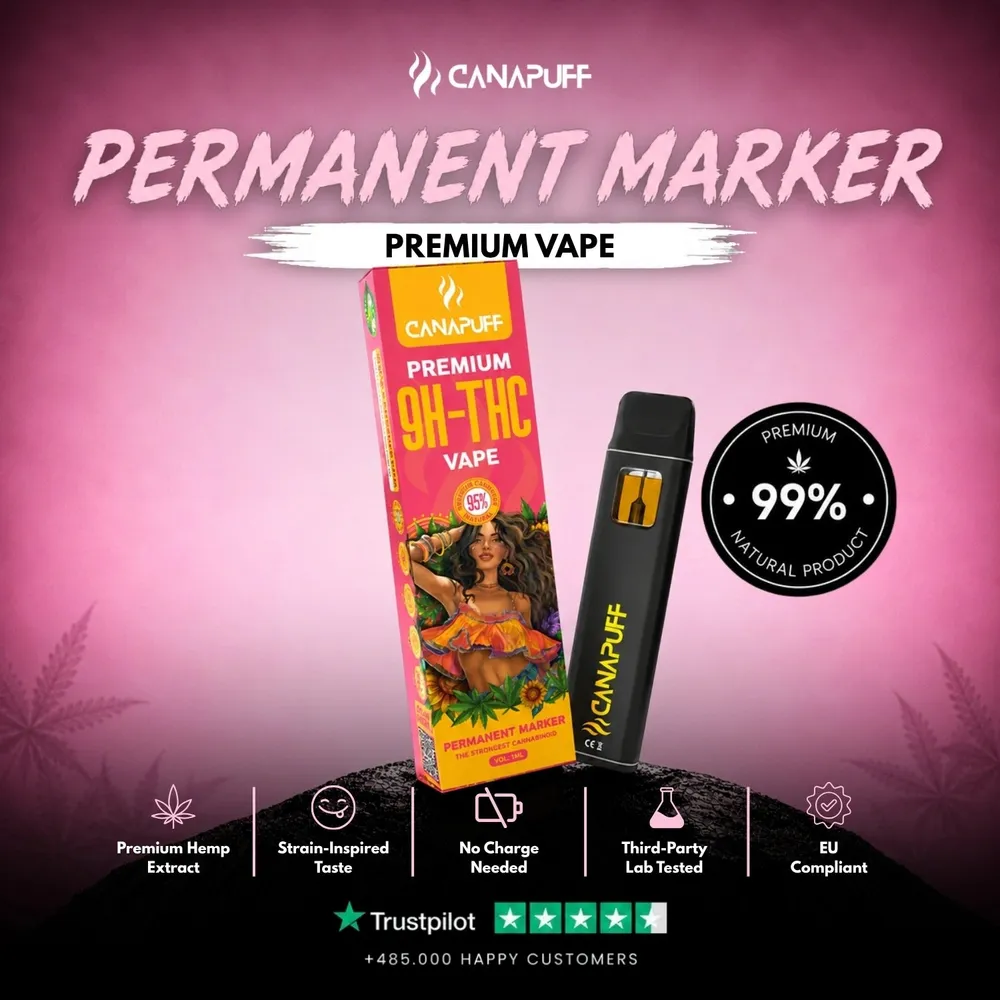 9H-THC vape Permanent Marker 95% 1 ml