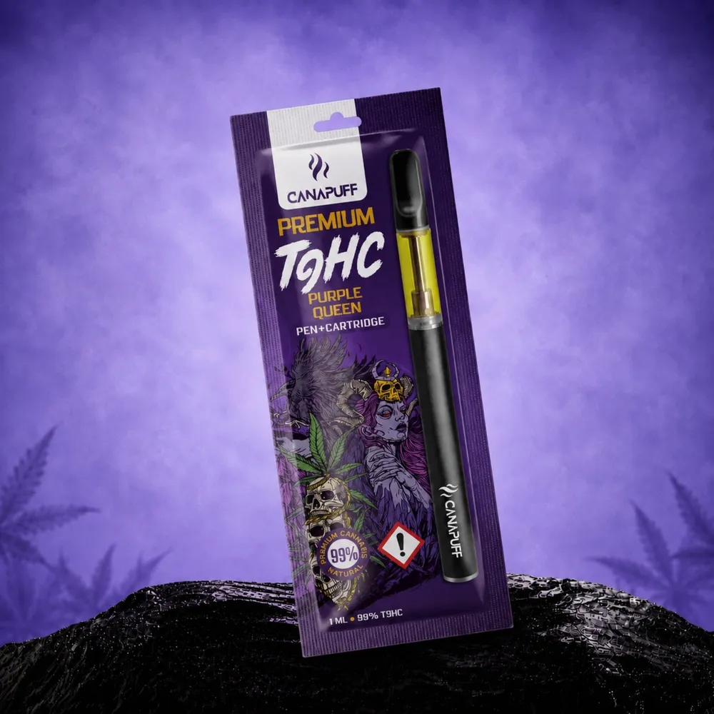 T9HC pen + cartridge Purple Queen 99%