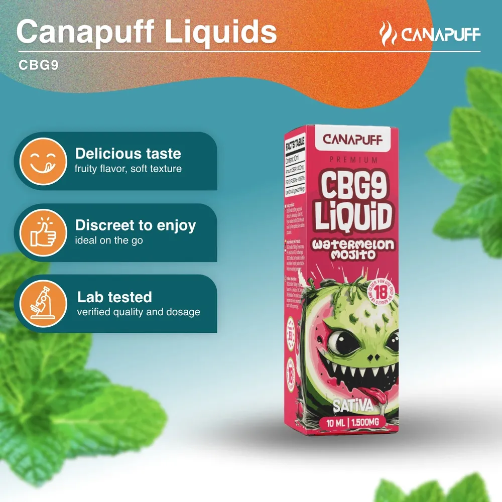 CBG9 liquid Watermelon Mojito 1500 mg