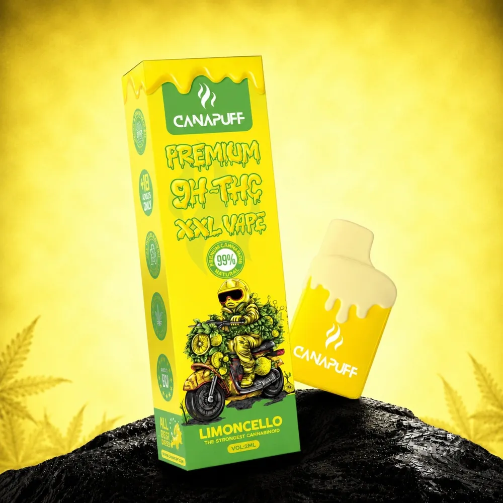 9H-THC XXL vape Limoncello 99% 2 ml