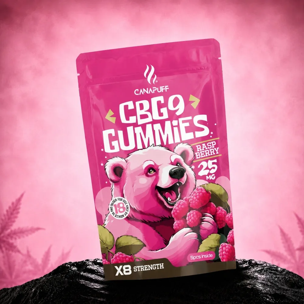 CBG9 gummies Raspberry