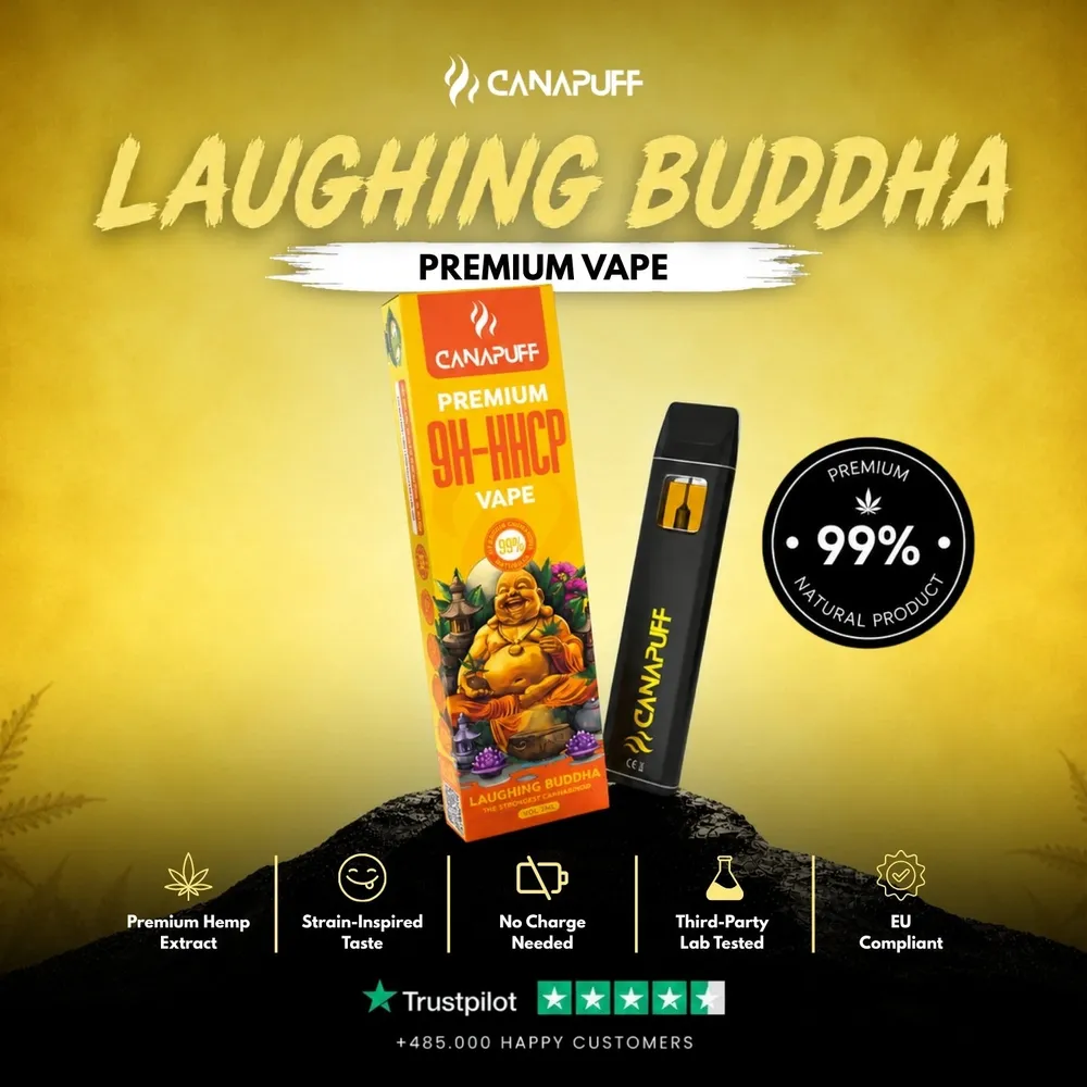 9H-HHCP vape Laughing Buddha 99% 1 ml
