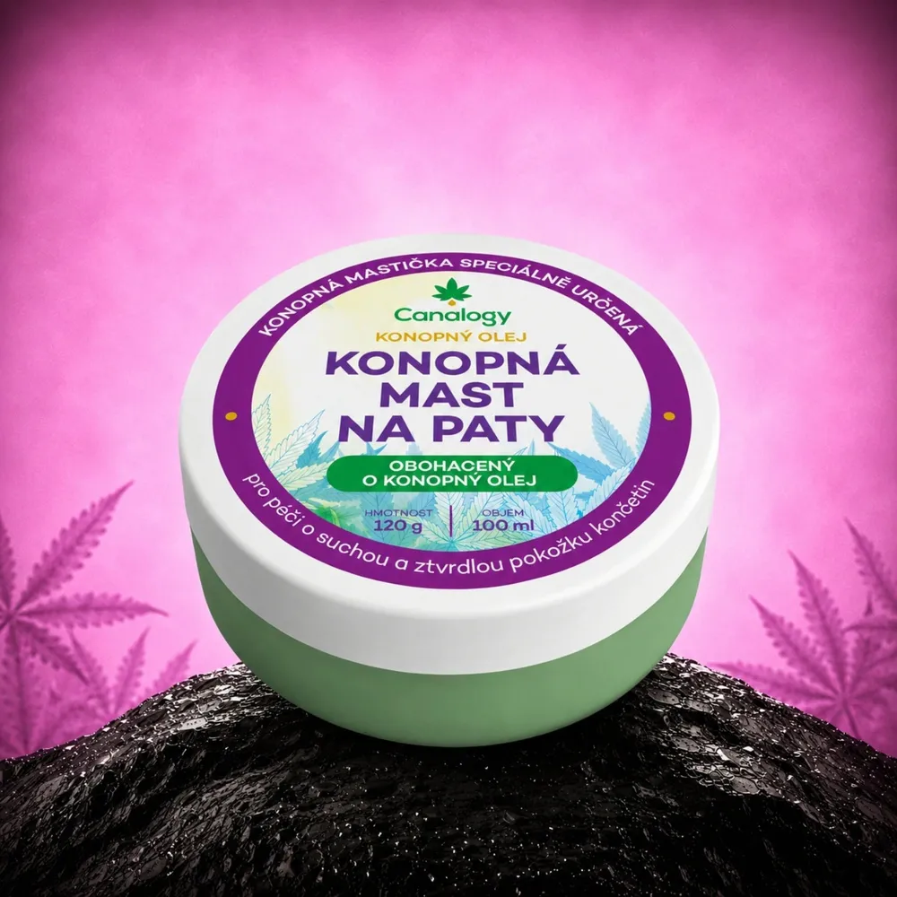 Konopná mast na paty - Canalogy