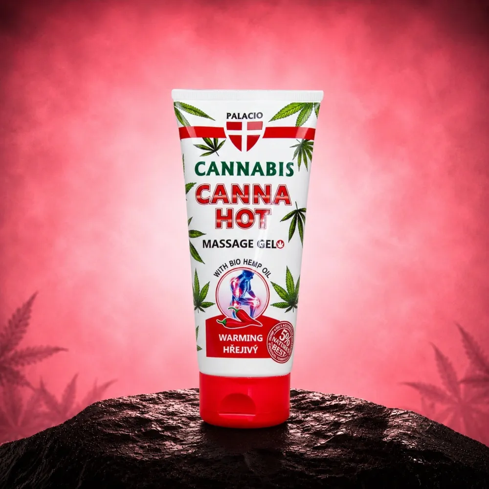 Palacio Konopný masážní gel CANNAHOT hřejivý 200ml