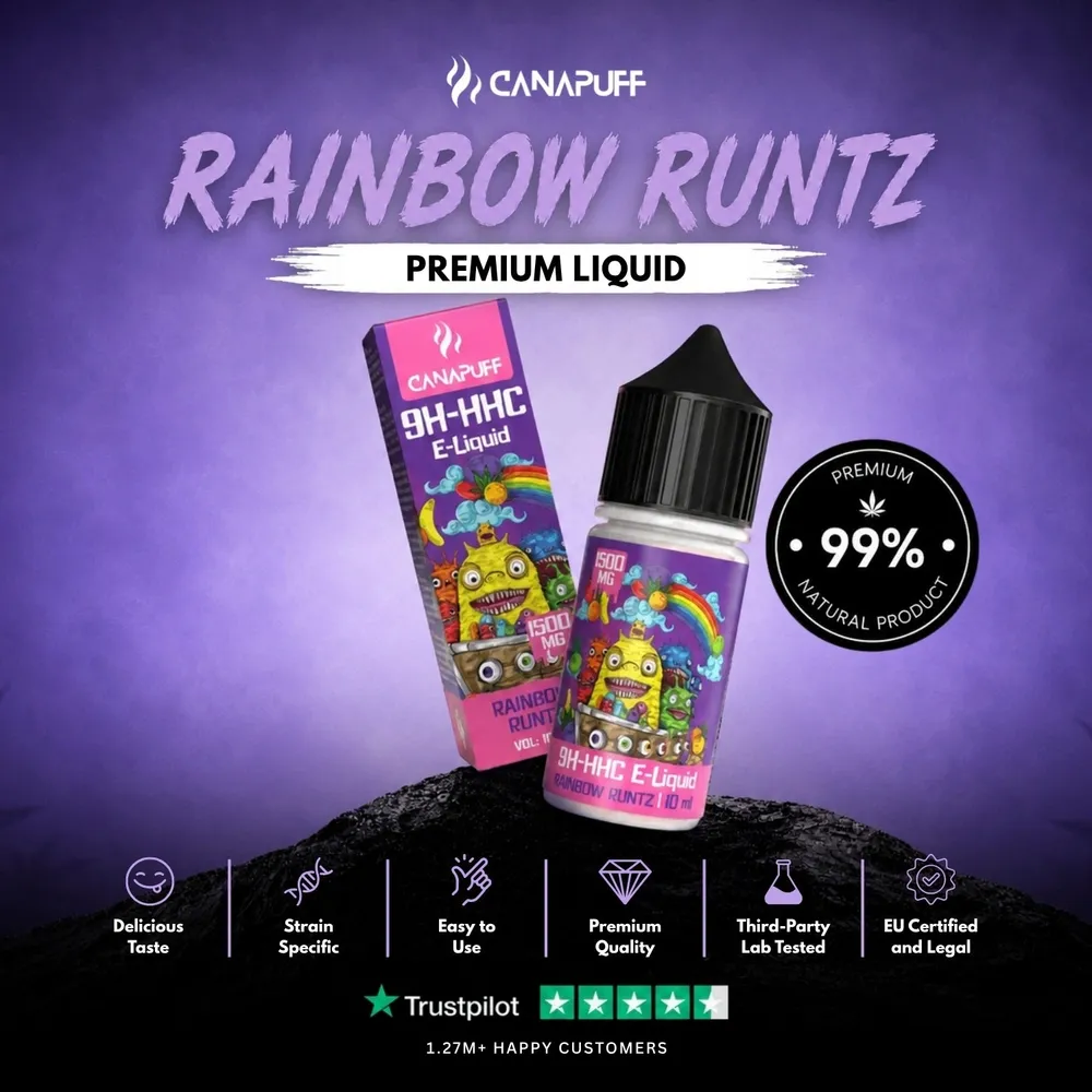 9H-HHC liquid Rainbow Runtz 1500 mg