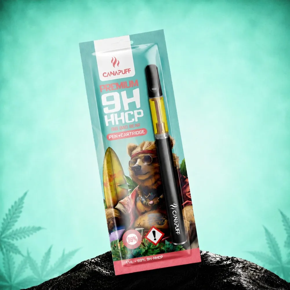 9H-HHCP pen + cartridge Big Bad Bear 99%