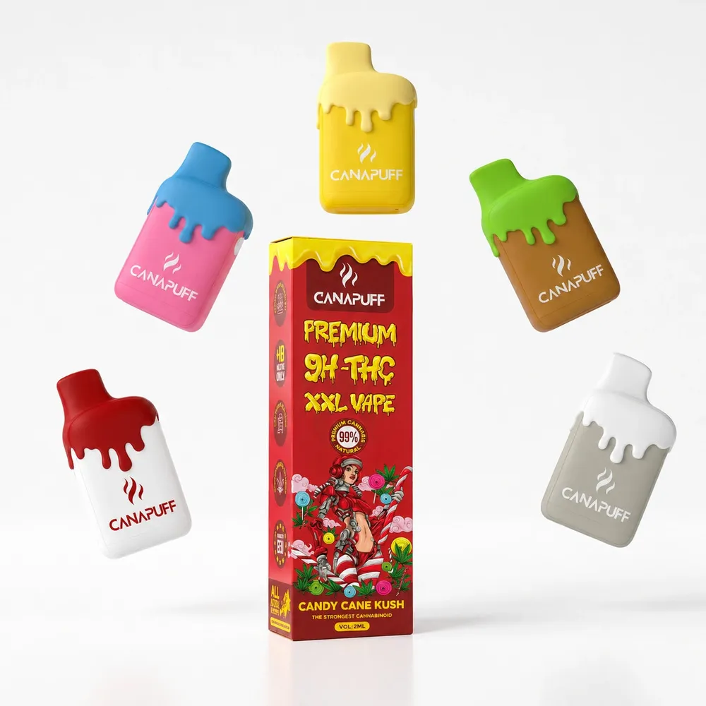 9H-THC XXL vape Candy Cane Kush 99% 2 ml
