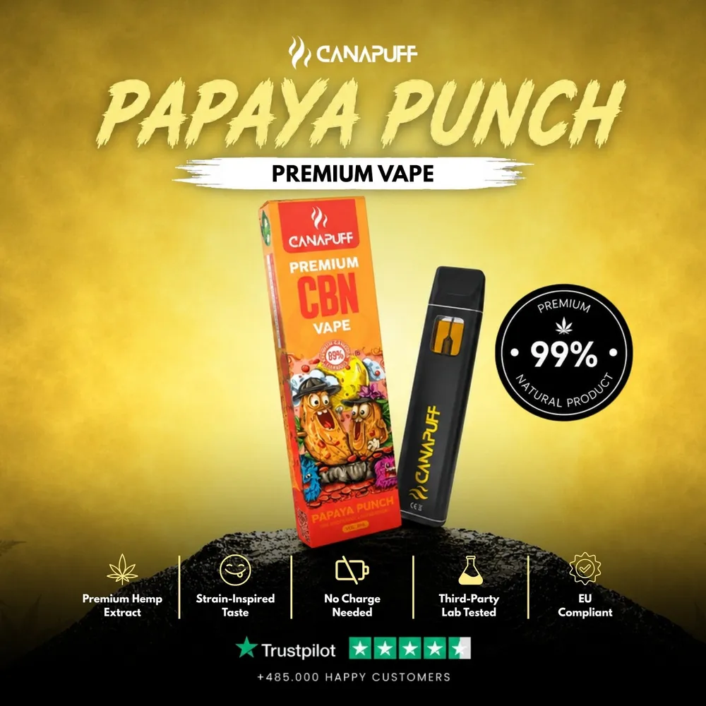 CBN vape Papaya Punch 89% 1 ml