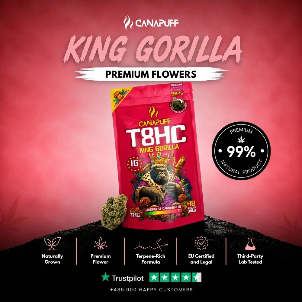 T8HC květy King Gorilla 99%