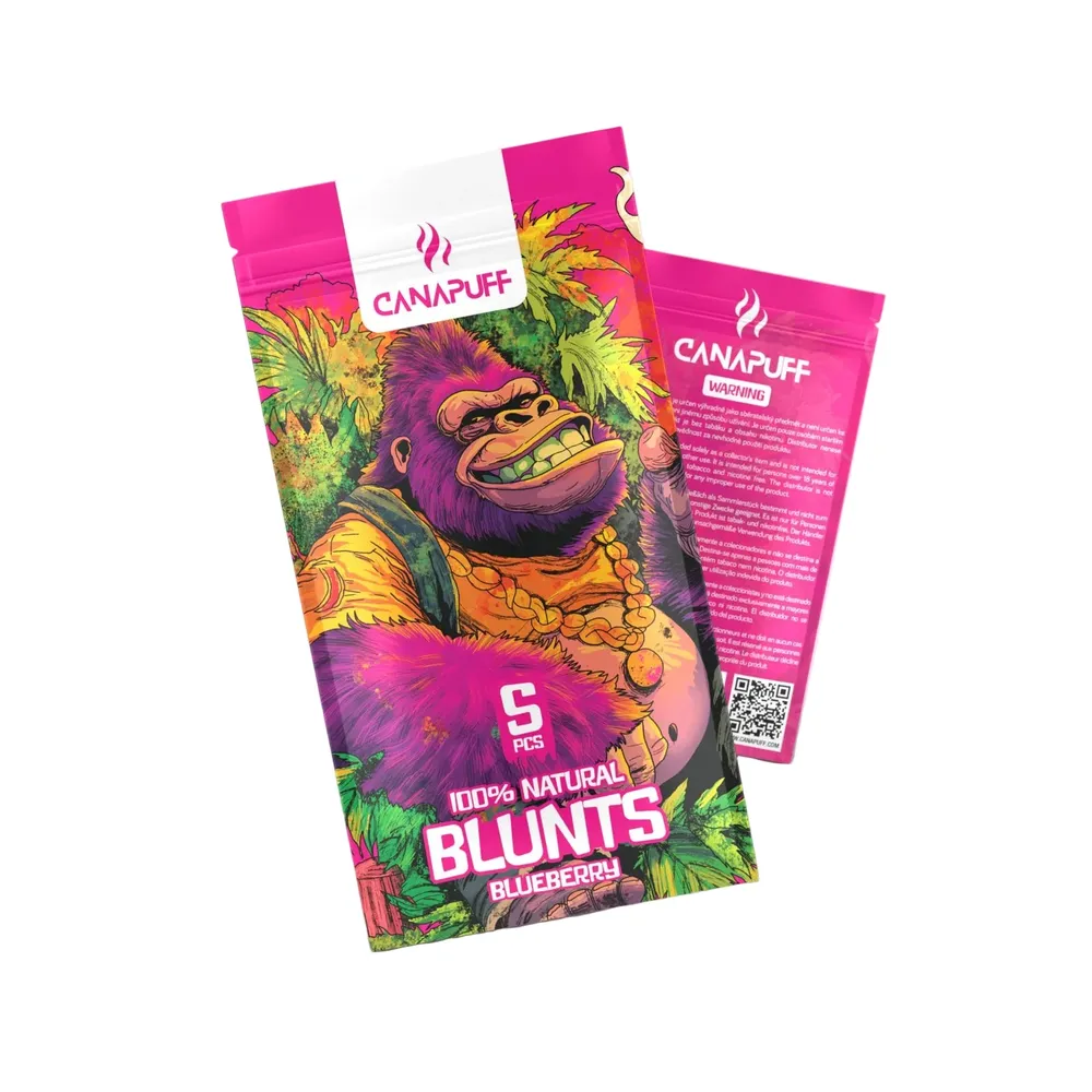 Blunt Wrap plochý list – borůvka