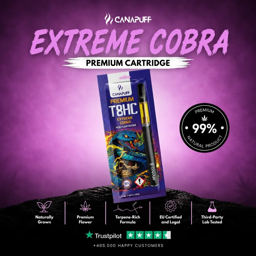 T8HC pen + cartridge Extreme Cobra 99%