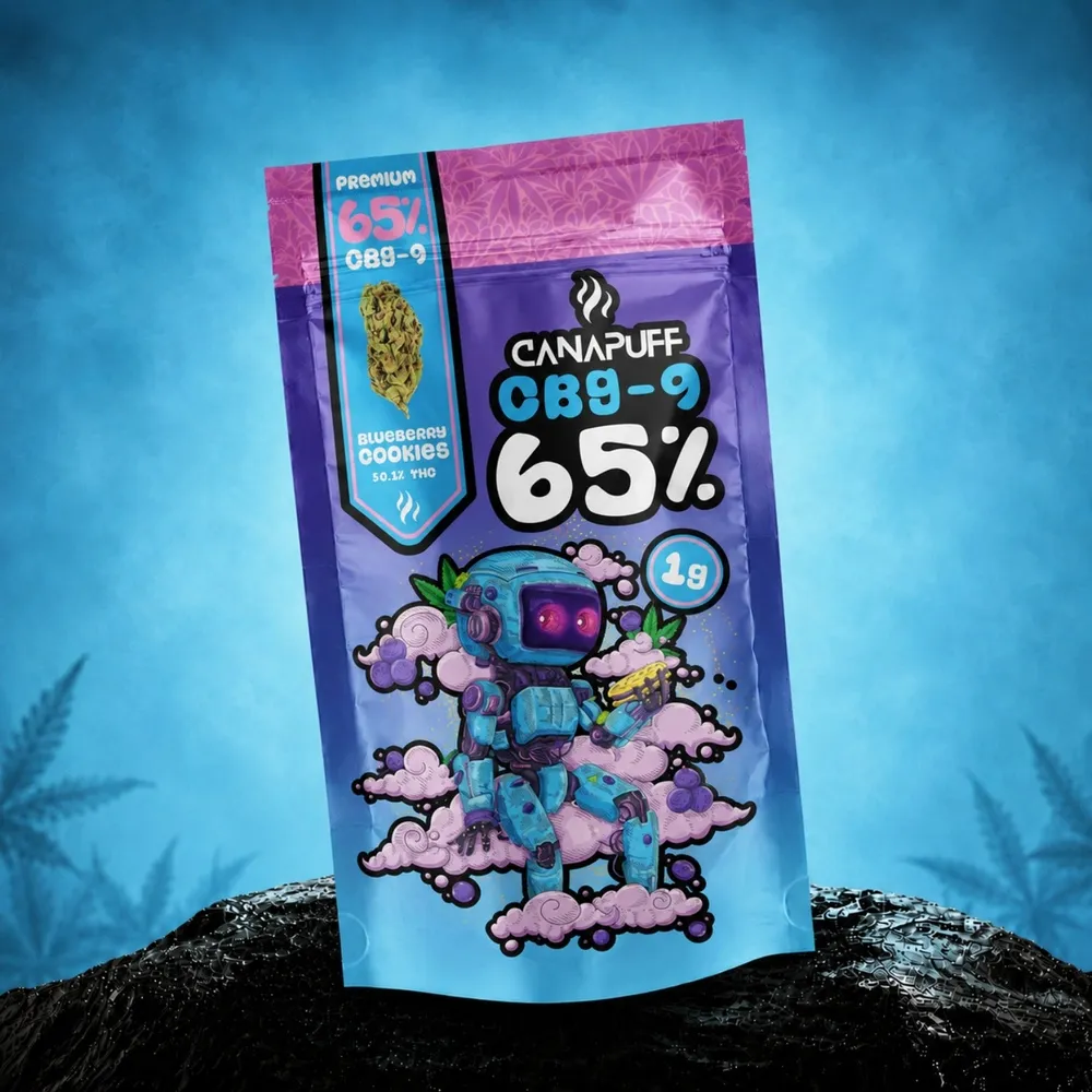 CBG9 květy Blueberry Cookie 65%