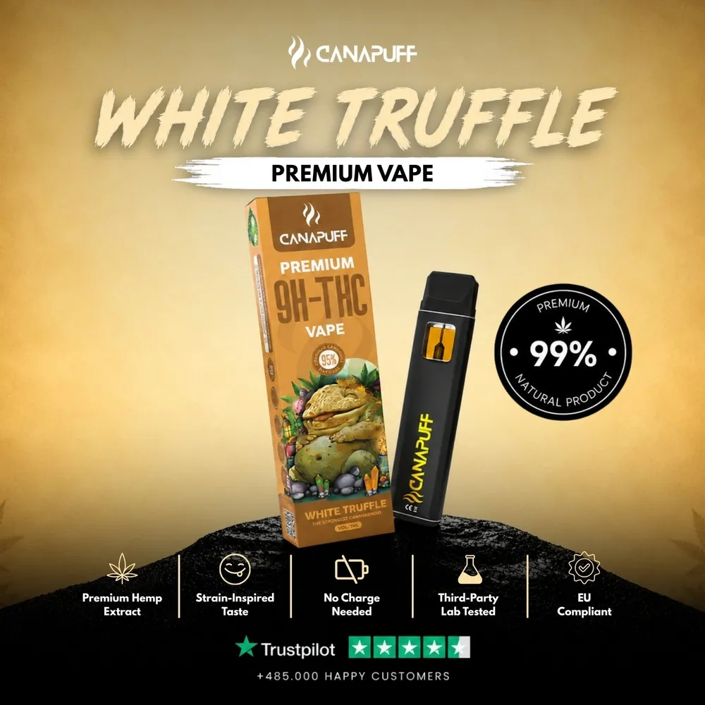 9H-THC vape White Truffle 95% 1 ml
