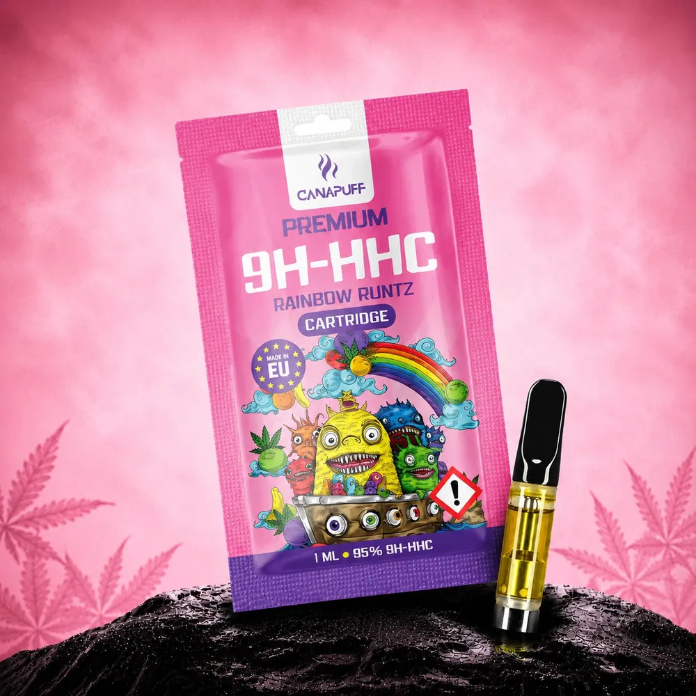 9H-HHC cartridge Rainbow Runtz 95%