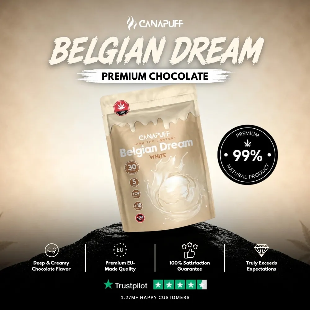 THC bílá čokoláda, 5 ks