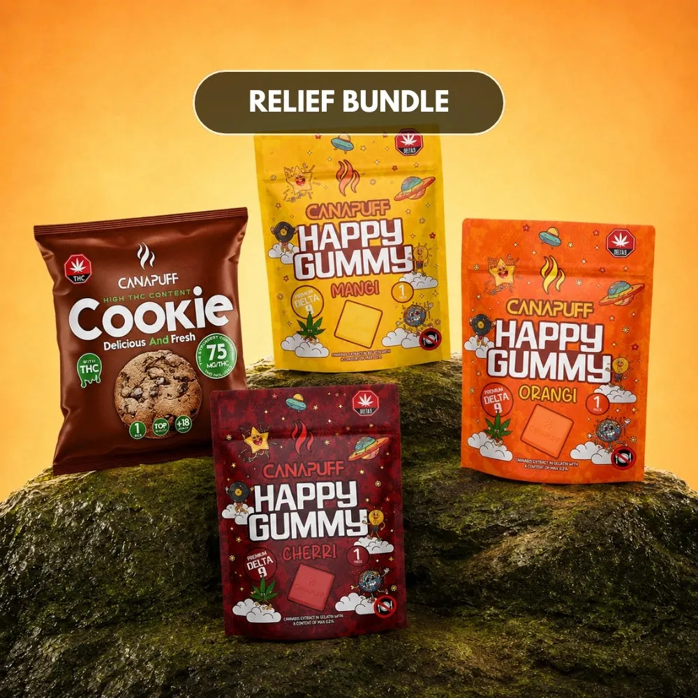 Balíček Canapuff: gummies a cookie