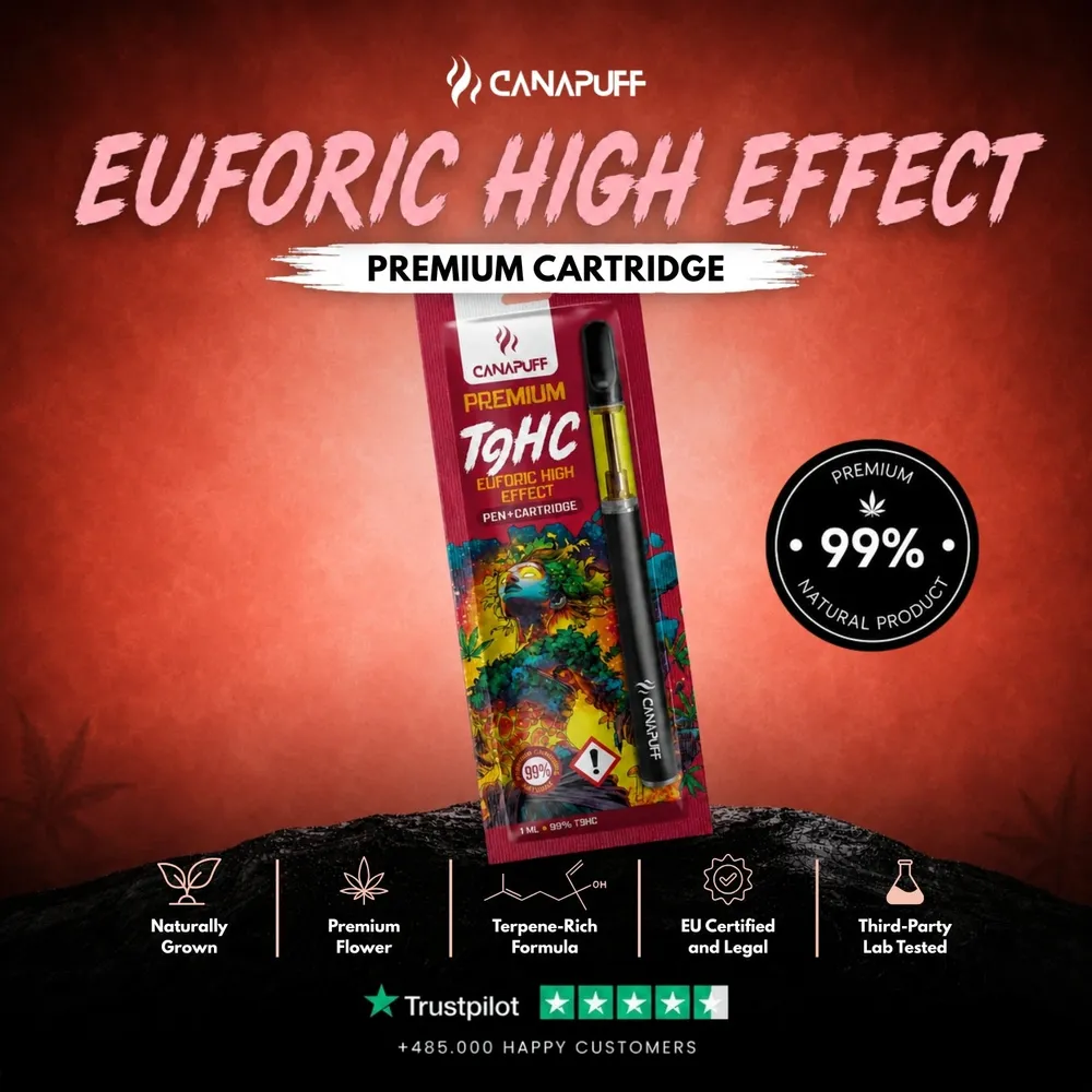 T9HC pen + cartridge Euforic 99%