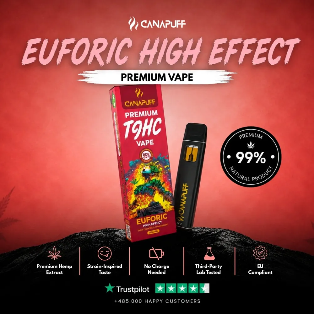 T9HC vape Euforic 95% 1 ml