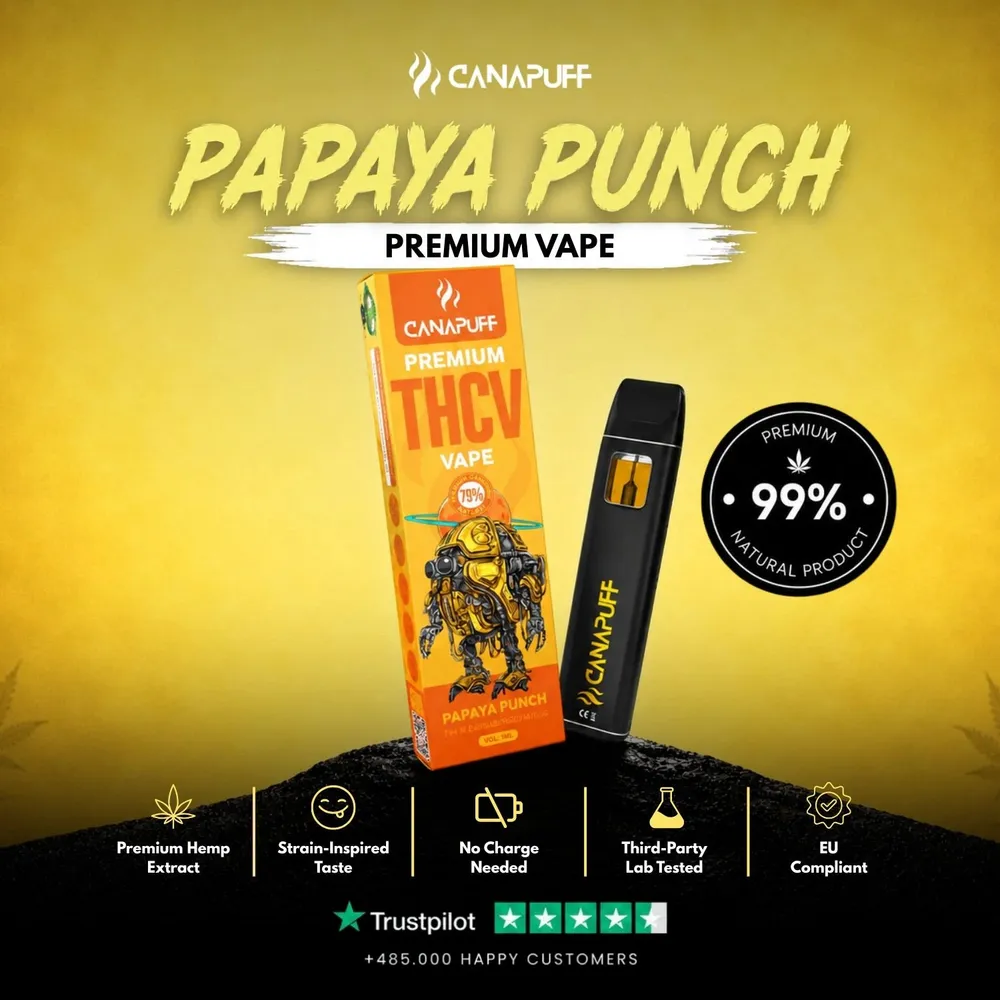 THCv vape Papaya Punch 79% 1 ml