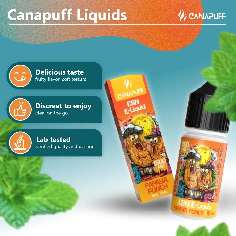 CBN liquid Papaya Punch 1500 mg