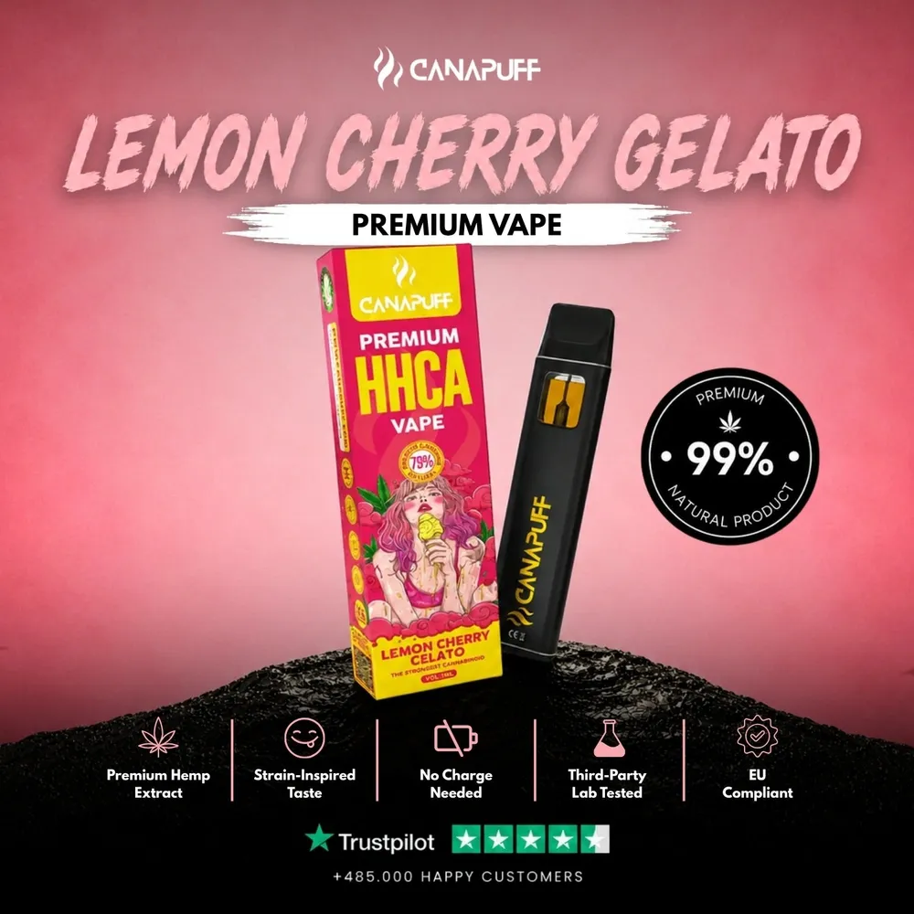 HHC-A vape Lemon Cherry Gelato 79% 1 ml