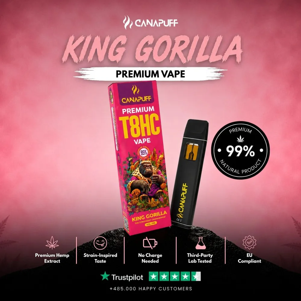T8HC vape King Gorilla 95% 1 ml