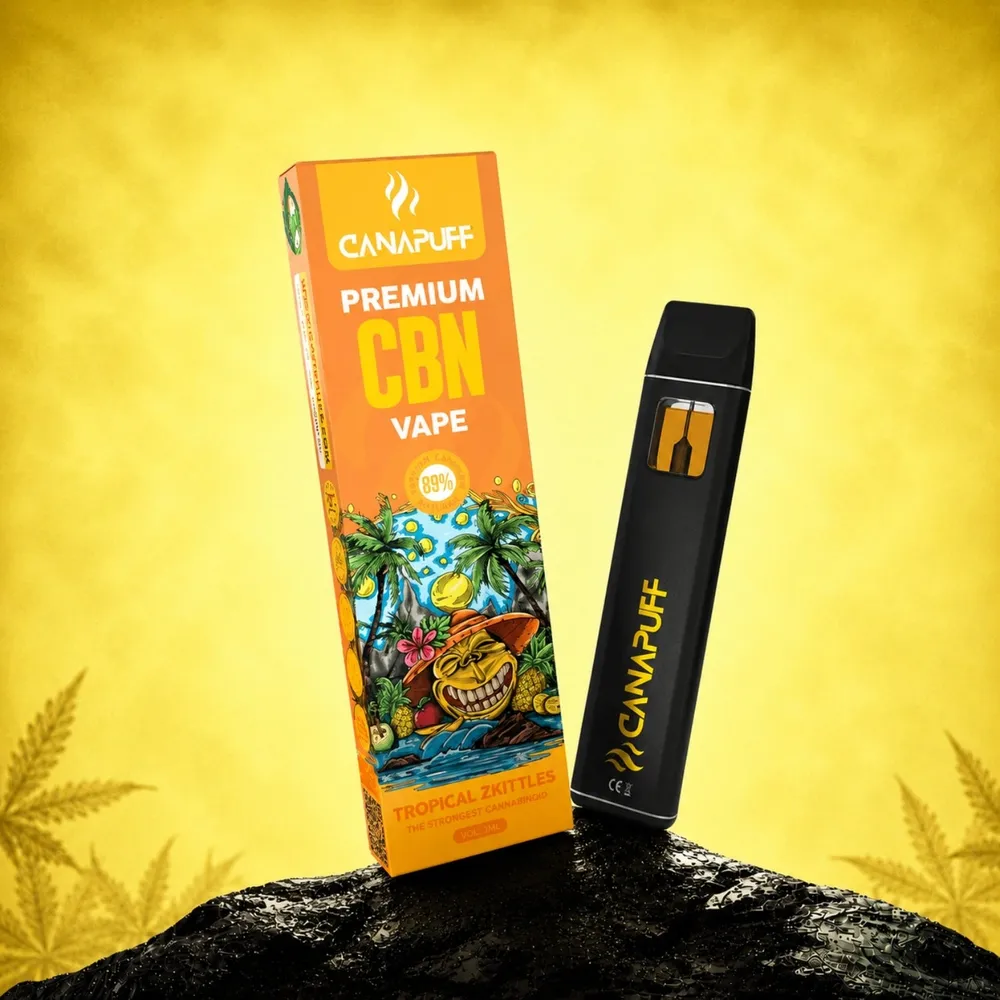 CBN vape Tropical Zkittles 89% 1 ml