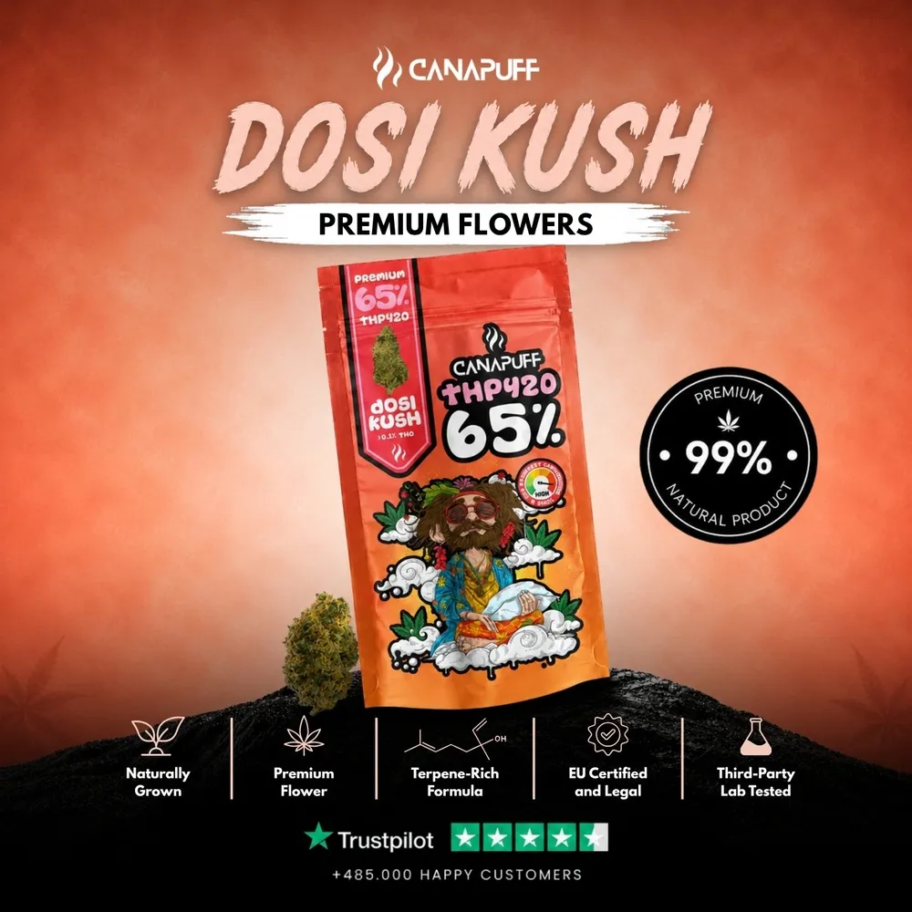 THP420 květy Dosi Kush 65%