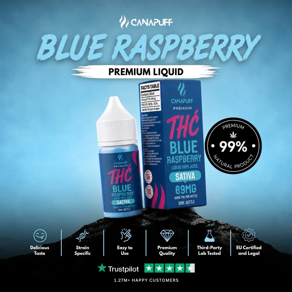 Happy Liquid Blue Raspberry 30ml
