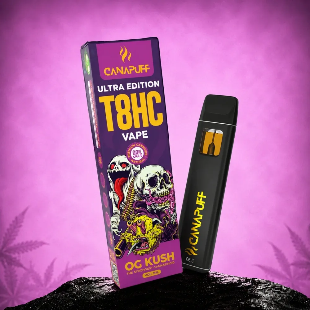 T8HC vape OG Kush Ultra Edition 99% 1 ml